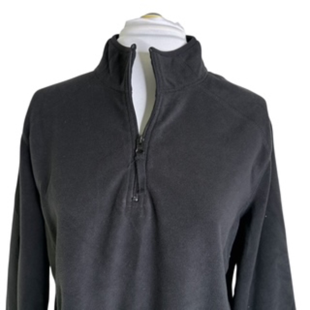 NWOT Made for Life 1/4 Zip Long Sleeve Black Warmup Jacket Size XL